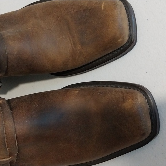 Frye brown leather harness mules - Picture 4 of 6